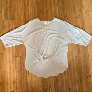 Chico’s Tied Crop Blouse